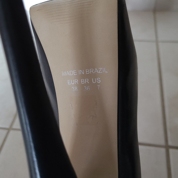 Studio TMLS black platform heels sz 7 - Picture 6 of 7